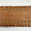 Chico's  Vintage Studded Genuine Leather Floral Tooled Belt Size Medium M Womens Photo 6