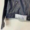 Zenana Outfitters Women’s Croc Embossed Faux Leather Belted Pocket Jacket Navy Size Sm NWT Photo 96