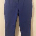 Tommy Bahama Womens  Navy Blue 100% Cotton Chino Capri Ankle Pants Size 10 Photo 0