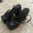 Black Platform Heels Size 7 Photo 5