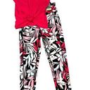 DKNY  Floral Print 7/8 Length Leggings with Coordinated Pink Tank XS NWT Photo 0