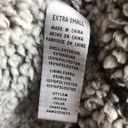 Thread and Supply  Vest Sherpa Arctic Vest Beige-Grey Sz XS EUC Cozy Full Zip Photo 6