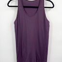 Sweaty Betty  Double Time Seamlesss Tank Size M Purple Racerback Scoop Neck Photo 0