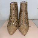 BCBGeneration NIB $119  Sand Dollar Hanie Laser Cut Padded 4.5” Heel Bootie 6.5 Photo 6