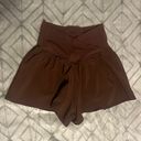 Aerie Brown Flowy Shorts Photo 0