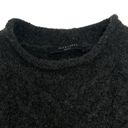 ALLSAINTS  Kalk Gray Layered-Look Sweater Cropped Cable Knit Women’s Size S Photo 5