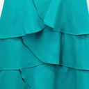 Lush Clothing Lush Womens L Mini Dress Teal Sleeveless Tank Tiered Layered Sundress Ruffled Photo 2