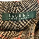 Ralph Lauren LAUREN  Trouser Pants Brown Plaid Houndstooth Wool Angora Size 8 Photo 3