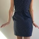 Ali Ro Blue & Black Striped  Dress Size 2 Photo 5