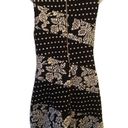 Maeve  Anthropologie Effamy Jacquard Sheath Dress Size M Black White Dot NWT Photo 4