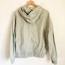 BDG  Denim Zip Up Bomber Jacket Green Size M Photo 5