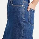 Madewell  • Stretch Denim Straight Mini Skirt: Step-Hem Edition dark wash jean Photo 1