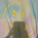 Chicka-d  Tye Dye Smiley Corded Crewneck  Photo 2