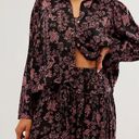 Free People  Steady Love PJ Set / Black Combo Photo 3