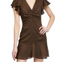 $394  Dress Alexis Benz’s Brown Polk-A-Dot‎ Mini Dress ( S ) Photo 0
