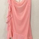 House Of CB  Charla SOFT APRICOT RUFFLE MINI DRESS NWOT size L Photo 9