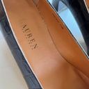 Ralph Lauren Lauren  Croc Embossed Heels Brown Leather Womens Size‎ 7.5B S… Photo 3