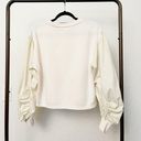 VERO MODA Cream Contrast Balloon Sleeve Sweater Photo 4