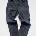 Topshop  Black High Rise Split Hem Straight
Leg Jeans 30 Photo 1