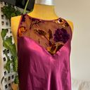 Val Mode Vintage  lingerie slip dress velvet silk Photo 1