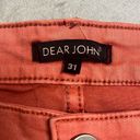 Dear John  Womens Size 31 Shorts Chalk Pink Cuffed Hem Pockets Stretch NWT Photo 4