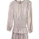 idem Ditto  Tiered Mini Dress Womens S Satin Romantic Babydoll Princess Whimsical Photo 1