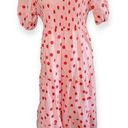 Petal and Pup New  Midi Dress Gasal Tiered Smocked Polka Dots Bump Friendly Photo 0