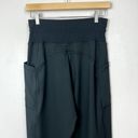 Marine layer  Slim Cropped Joggers Women's Size M Athletic Pants Black Drawstring Photo 12