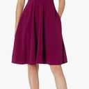 Dress the Population NWOT  Catalina Fit & Flare Cocktail Dress Large Magenta Photo 0