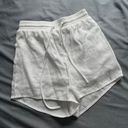 Princess Polly White Linen Shorts Photo 0