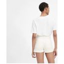 Everlane  Cotton Twill Denim Shorts Bone White 6 Photo 3