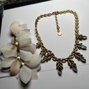 Stella & Dot  Birdie Rhinestone Gold Tone Statement Bib Convertible Necklace Photo 10