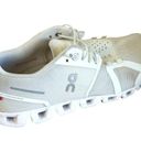 on cloud  Womens Cloud 5 White Athletic Running Shoes 9.5 Photo 9