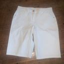 Chico's Chico’s white vacationcore Bermuda style 00/2 shorts Photo 0