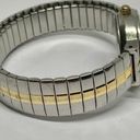 Details women’s watch gold silver tone Quartz analog 25mm stretch running Photo 4