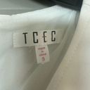 TCEC Side Ruffle White Dress Photo 2