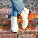 Everlane  The Day Ankle Boots in Bone Leather 7.5 New Womens Italy Booties Photo 14