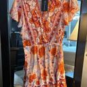 NEW R.Vivimos Wrap Bohemian Ruffle Floral Short Sun Dress XL 16/18 Photo 0