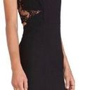 Michelle Mason  Revolve Black Lace Cocktail Spaghetti Strap Open Back Mini Dress Photo 0