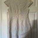 Kensie Linen Oatmeal Embroidered Dress size Large Photo 3