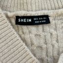 SheIn Cable Knit Cropped Sweater Photo 3