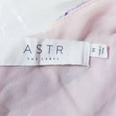 ASTR  the Label Lilac Multi Color Floral High Low Ruffle Dress Cold Dress Photo 3