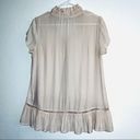 Ro & De  beautiful romantic style blouse flowy and sheer Photo 3