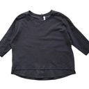 Lululemon  Black Live To Layer Black Scoop Neck Running Shirt Size 10 Photo 2