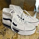 Vans  sk8-hi platform white/navy sz 9 NwOT Photo 9