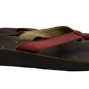 Olukai  Flip Flop Thong Sandal Red Straps Size 8 Photo 4