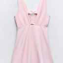 ZARA Pink Midi Dress Photo 6