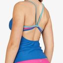 Speedo  Blue Pink Swimsuit Top Tankini Scoop Neck Strappy Back XL NWT Photo 11