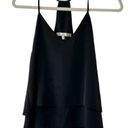 Lovers + Friends  Black Tiered Racerback Cami Tank Women's Small Photo 0