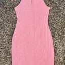 Heart & Hips Pink Halter Slinky Mini Dress Photo 8